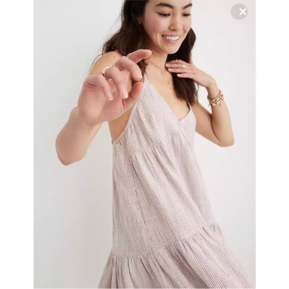 Aerie Striped Racerback Cotton Dress Sz S - Picture 2 of 12